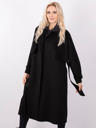 Cleon Black Cashmere Cardigan Coat 3-in-1 - Shop women's workout apparel online | Leggings, hoodies, Top & bras | bejactive